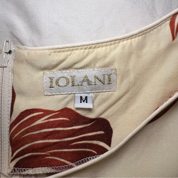 Vintage Iolani Hawaiian Tropical Dress Floral - Picture 4 of 4